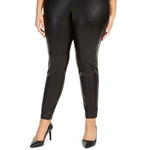 Vince Camuto High Waisted Faux Leather Leggings